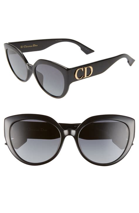 dior 56mm cat eye sunglasses|christian dior new sunglasses.